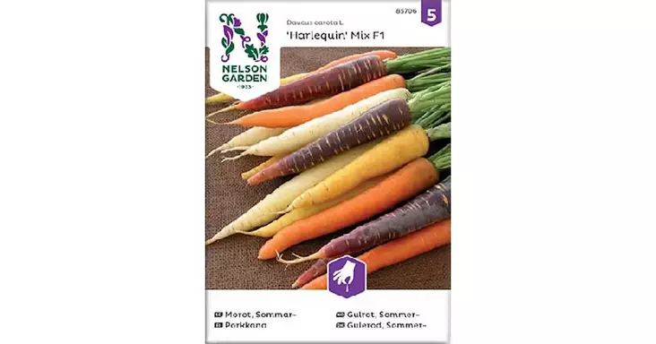 Porkkana, Harlequin Mix F1 - Vihannesten ja hedelmien siemenet - 7312600857063 - 1
