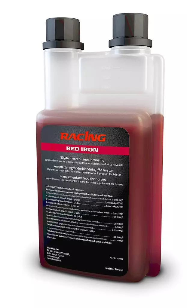 RACING RED IRON - Hevosten lisäravinteet - 6417679861353 - 1