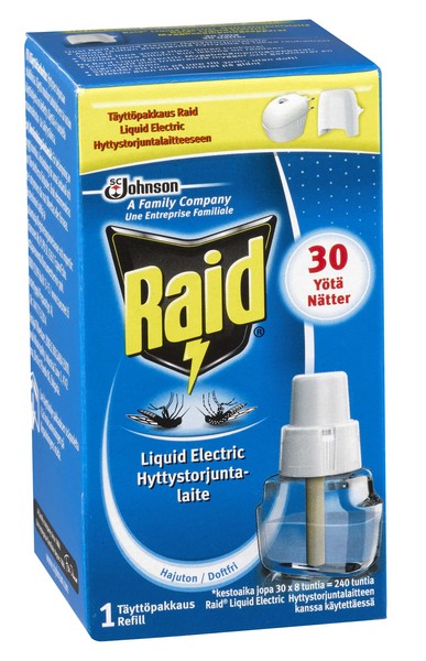 Raid Liquid Electric hyttystorjuntalaite täyttöpakkaus - Hyönteiskarkoittimet ja -pyydykset - 5000204803723 - 1