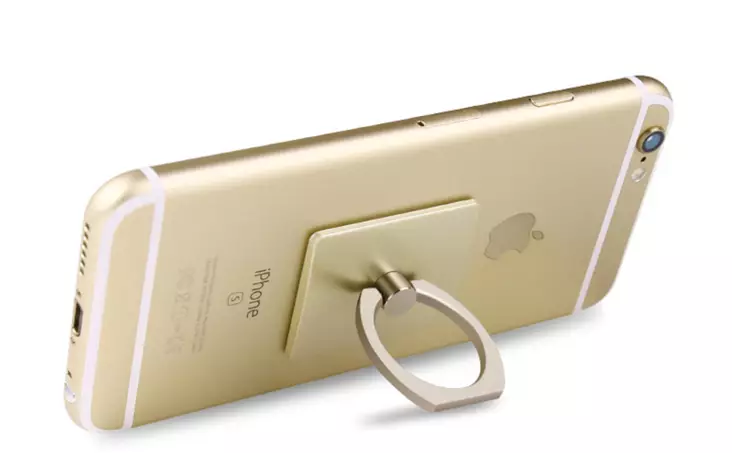 Rengaspidike 360 asteen säätö, kulta - Puhelintarvikkeet - 6430076522283 - 1