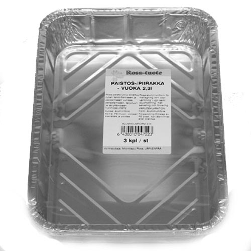 Rosa Paistos/Piirakkavuoka suorakaide - Foliot ja paistopussit - 6430010047223 - 1