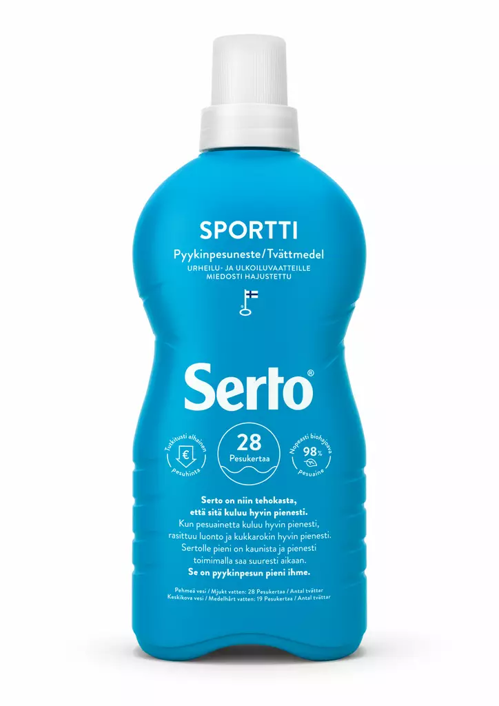 SERTO SPORTTI PYYKINPESUNESTE 750ML - Pyykinpesuaineet  - 6417964578423 - 1