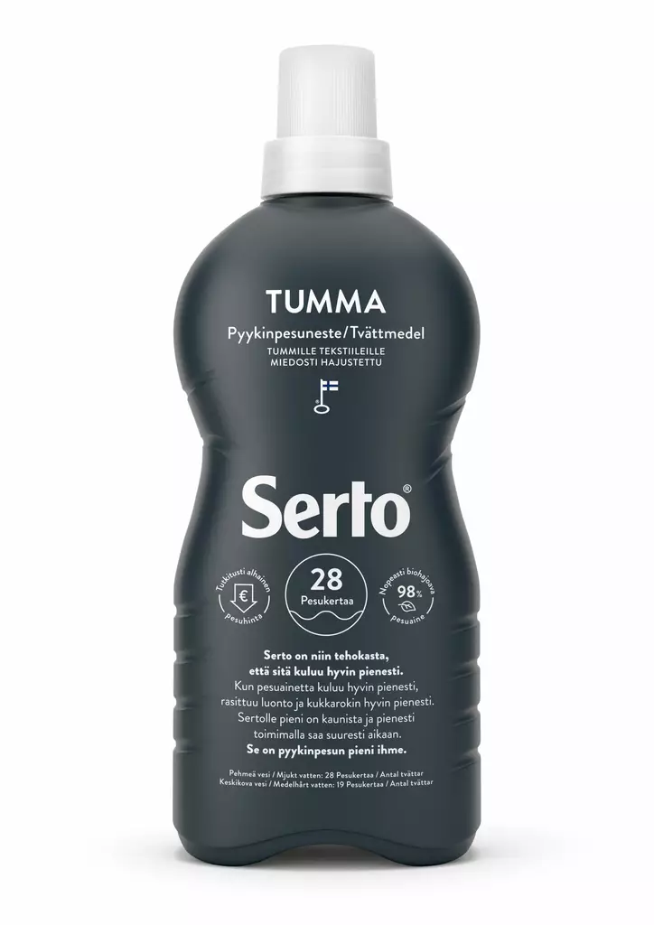 SERTO TUMMA 750ML PYYKINPESUNESTE - Pyykinpesuaineet  - 6417964578393 - 1