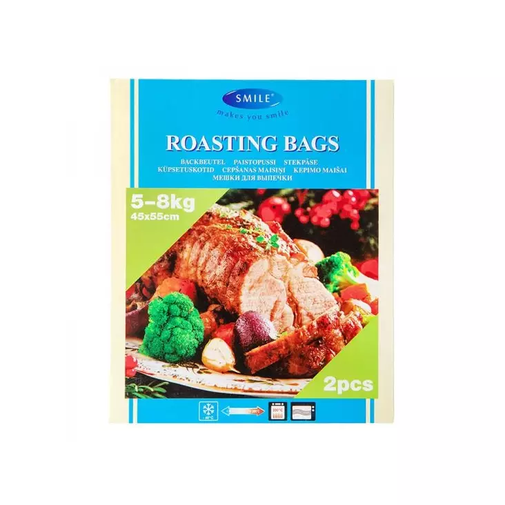 SMILE PAISTOPUSSI 5-8 Kg 2 kpl/pkt - Foliot ja paistopussit - 4742002005923 - 1