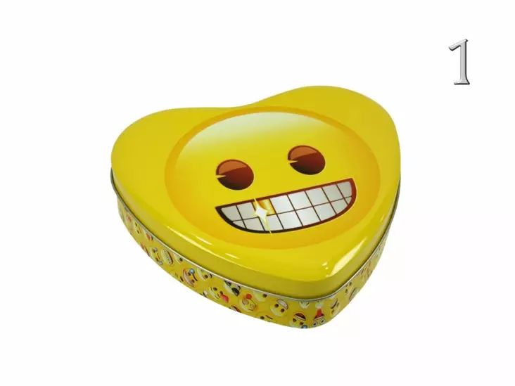 SÄILYTYSRASIA EMOJI SYDÄN - Koriste-esineet - 8711252852683 - 1