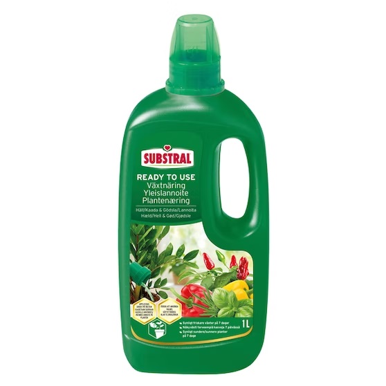 Substral Ready to use käyttövalmis kasviravinne 1L - Ulkokasvien lannoitteet ja ravinteet - 5707441521723 - 1