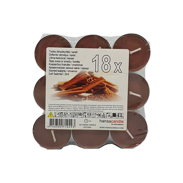 TUOKSULÄMPÖKYNTTILÄ kaneli - Pöytäkynttilät ja tuoksukynttilät - 4740302710493 - 1