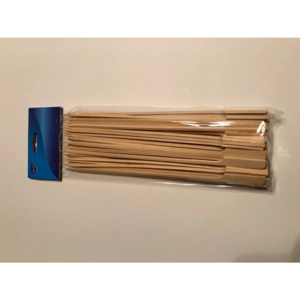 VARRASTIKKU 25CM KULMIKAS 50KPL - Kertakäyttöastiat ja -välineet - 6426600158103 - 1