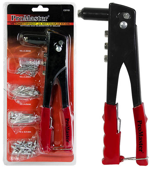 VETONIITTIPIHTI +NIITIT - Niittipihdit ja niitit - 6420286821153 - 1