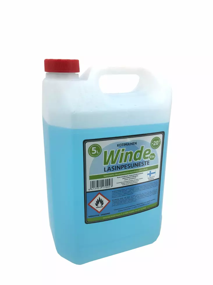 Winde tuulilasinpesuneste 5L - Valmiit lasinpesunesteet - 6417951170043 - 1