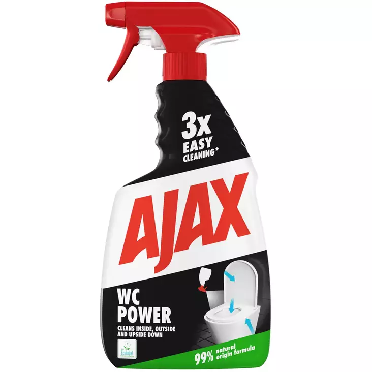 AJAX WC POWER 750ML PUHDISTUSSPRAY - WC:n puhdistus ja putkenavaajat - 8718951625143 - 1