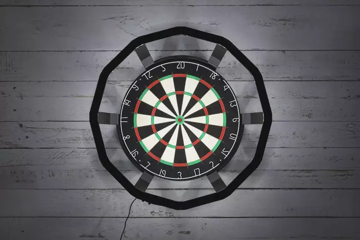 Atom Darts valo 360 – 90 LEDin tauluvalo - Pihapelit - 6410416523873 - 1