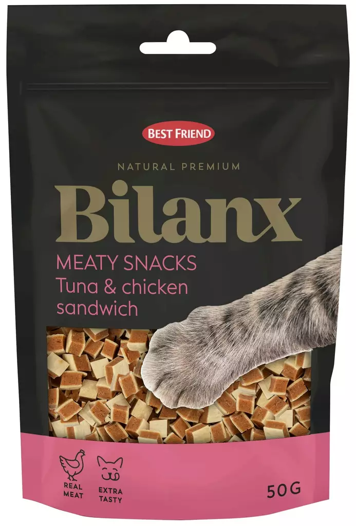 Bilanx Meauty Snacks Tonnikala-&kanakerr - Kissan kuivaruoka - 5700551220623 - 1