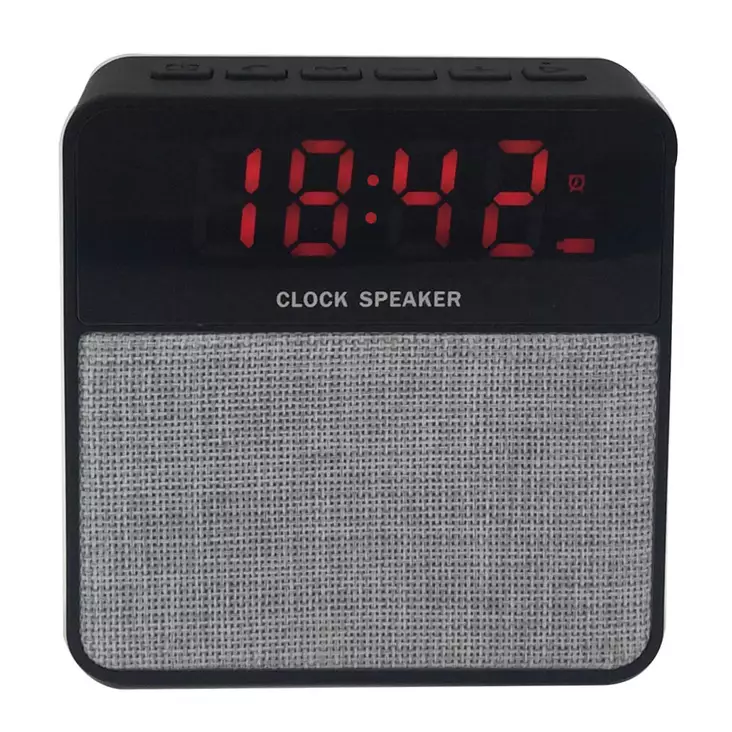 BLUETOOTH KAIUTIN JA HERÄTYSKELLO - Langattomat kaiuttimet - 6430037754623 - 1