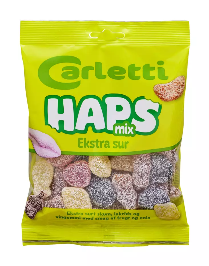 Carletti Haps Kirpeä makeissekoitus - Makeispussit, -patukat ja tikkarit - 5701049541923 - 1