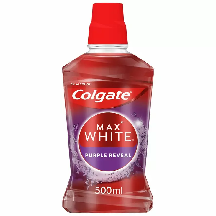 COLGATE MAX WHITE 500ML SUUVESI - Suunhoito, hammastahnat ja -harjat - 8718951592223 - 1