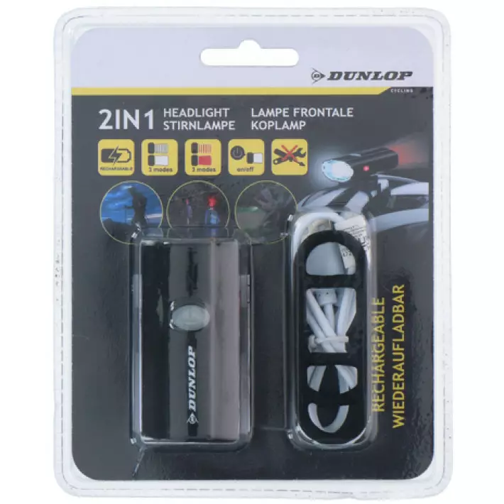 Dunlop Kypärävalo - Polkupyörän valot - 8711252472843 - 1