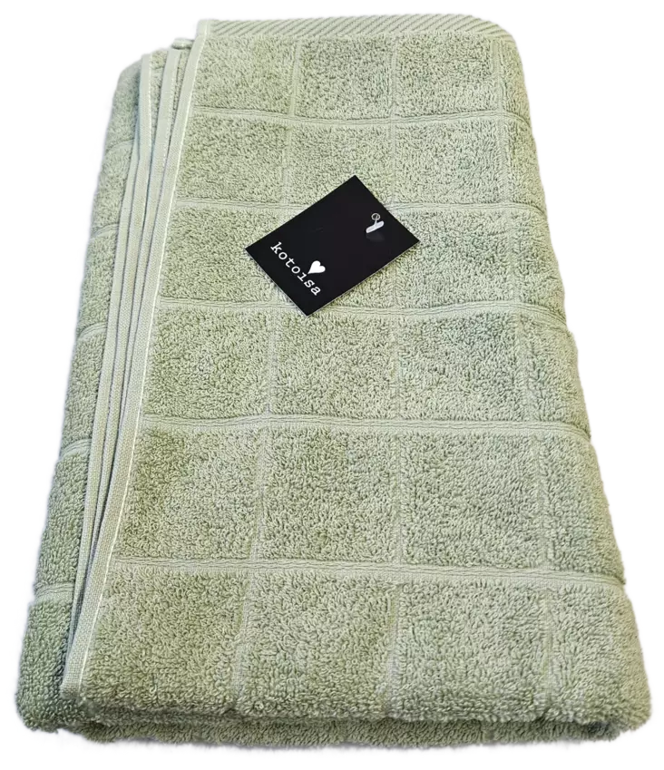 FROTEEPYYHE 70 X 140 cm vaaleanvihreä - Käsi- ja kylpypyyhkeet - 6438159909273 - 1