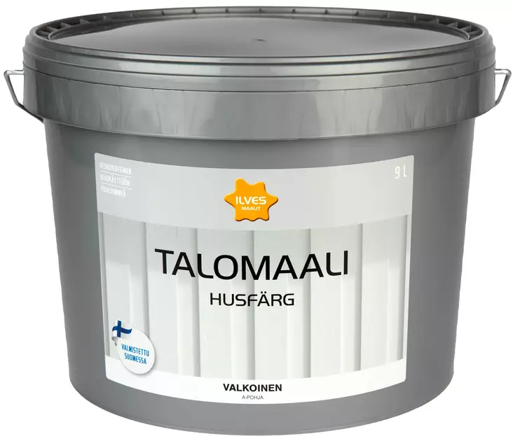 ILVES TALOMAALI A-POHJA 9L VALKOINEN - Ulkomaalit ja talomaalit - 6430026950623 - 1