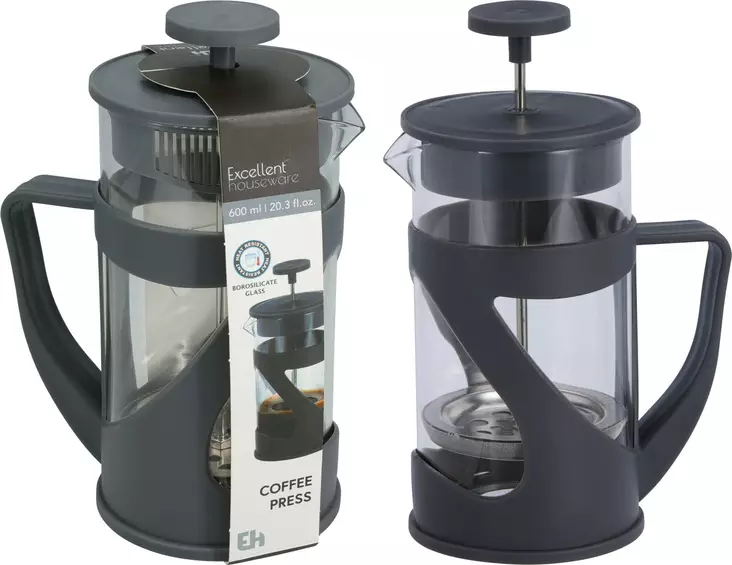 Kahvin Pressopannu 600 ml - Teetarvikkeet ja kahvitarvikkeet - 8721037841023 - 1