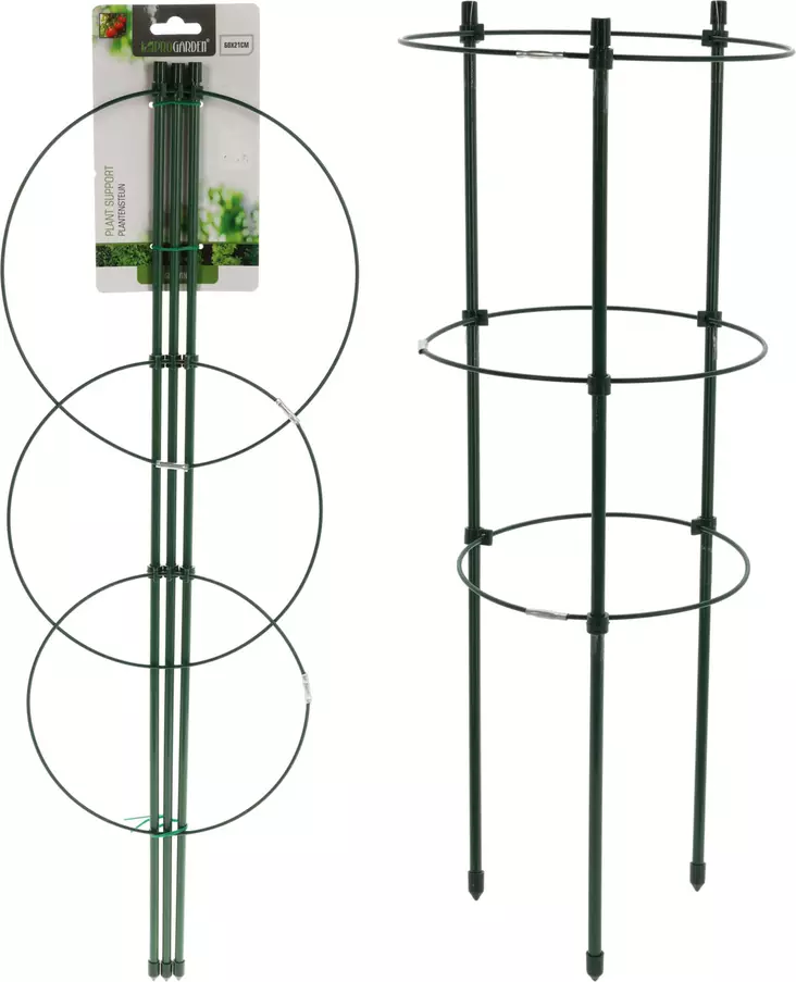 Kasvituki pyöreä 60X21cm vihreä - Kasvituet  - 8721037129503 - 1