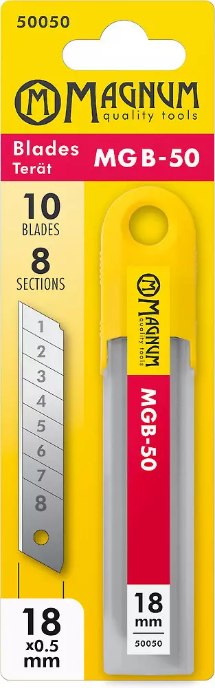 Katkoterät 10 kpl MGB-50 - Puukot ja veitset - 6418868500503 - 1