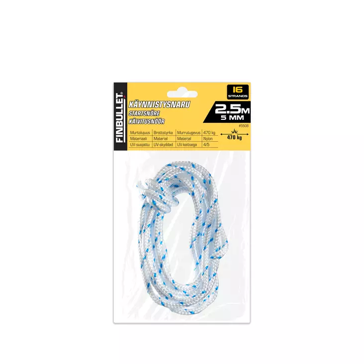 KÄYNNISTYSNARU 5 MM X 2.5M - Köydet ja narut - 6438152055083 - 1
