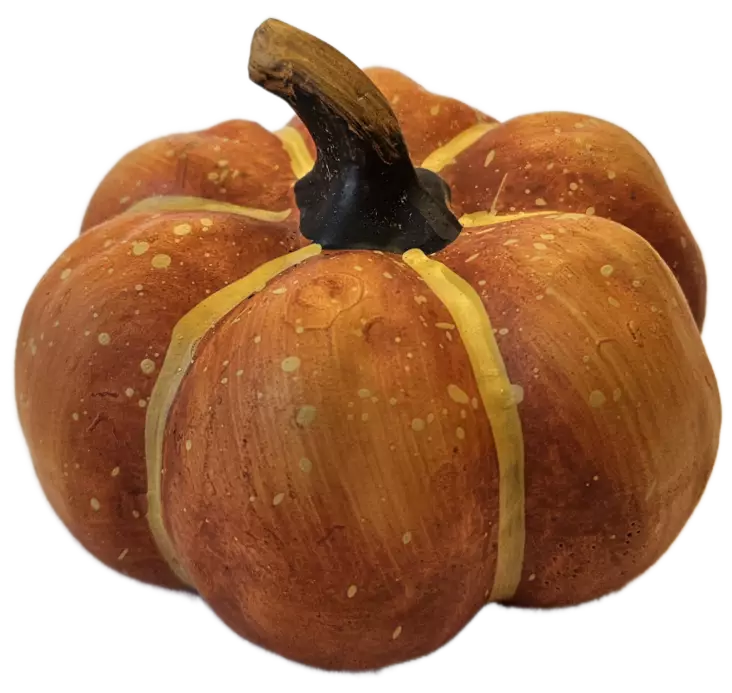 KERAAMINEN KURPITSA 11.5x11.5x9.5 cm - Koriste-esineet - 6438159388603 - 1