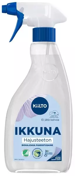 KIILTO IKKUNA PUH. SPRAY 600 ML - Ikkunanpesuaineet - 6417964580433 - 1