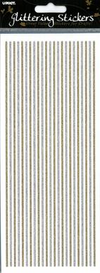 Kimalletarra Suorareuna kulta/hopea - Tee-se-itse DIY - 6417715027453 - 1