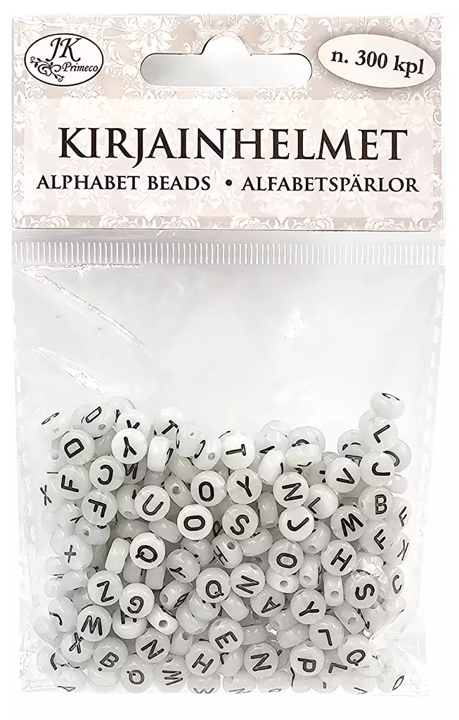 Kirjainhelmet pimeässä hohtavat 300kpl - Tee-se-itse DIY - 6417715046133 - 1