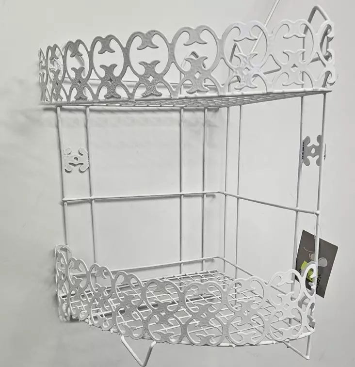 KULMAHYLLY METALLI 2 TASOA - Yksittäiset hyllyt ja hyllyköt - 6438159316453 - 1