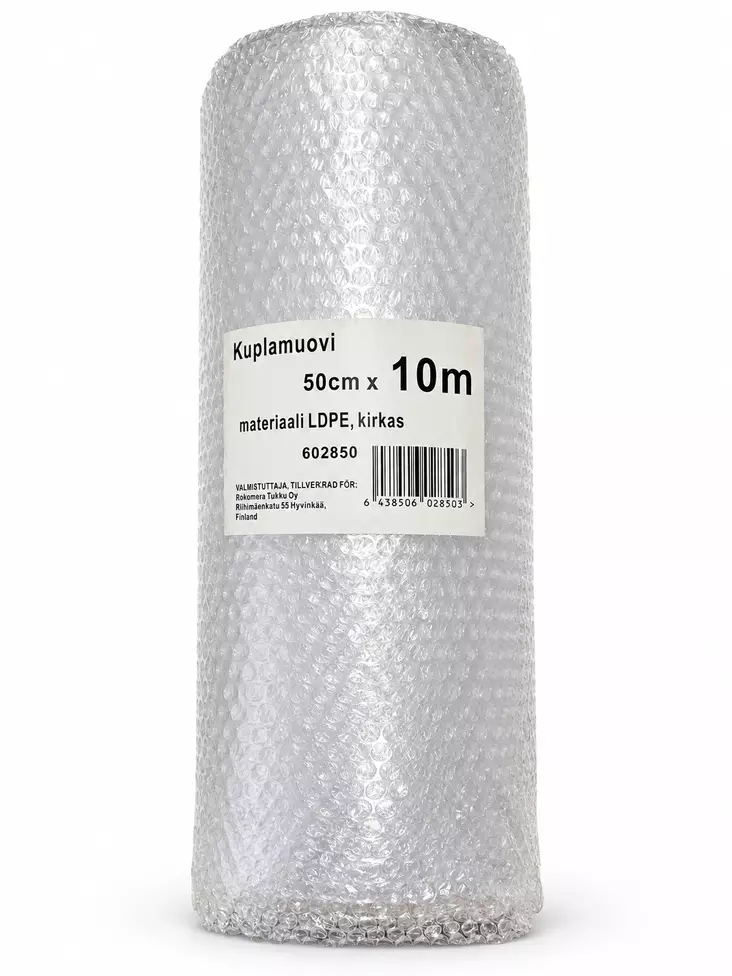 Kuplamuovi 10 m x 50 cm - Paketointitarvikkeet - 6438506028503 - 1