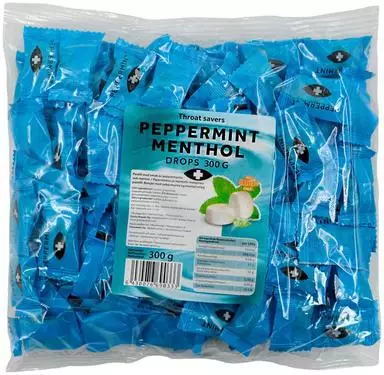 KURKKUPASTILLI PIPARMINTTU-MENTHOL - Makeispussit, -patukat ja tikkarit - 6430076690333 - 1