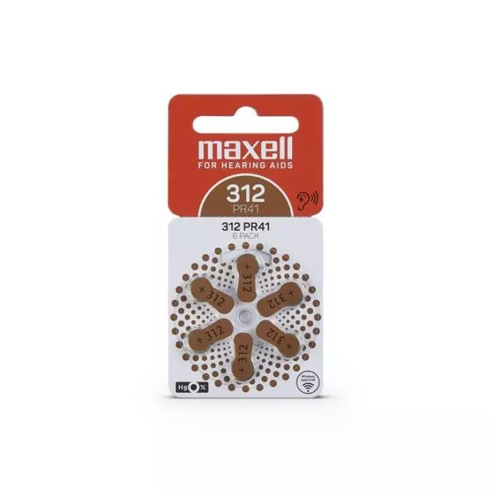 KUULOKOJEPARISTO 312 6-PACK - Kuulokojeen paristot - 4043752443233 - 1