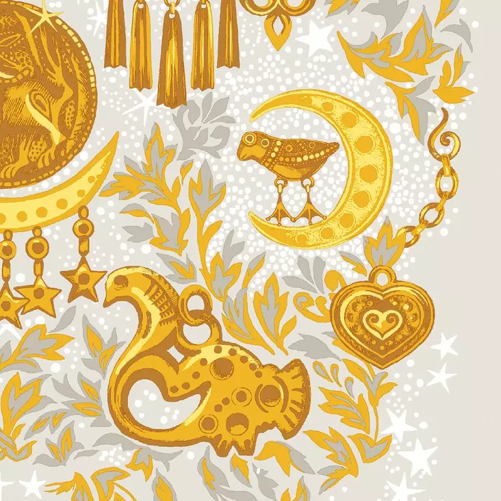 Lautasliina Vallila 24x24 Kuulintu - Lautasliinat - 7321011992423 - 1