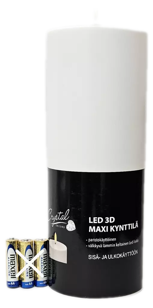 LED KYNTTILÄ 3D MAXI - LED-kynttilät - 6438159994903 - 1