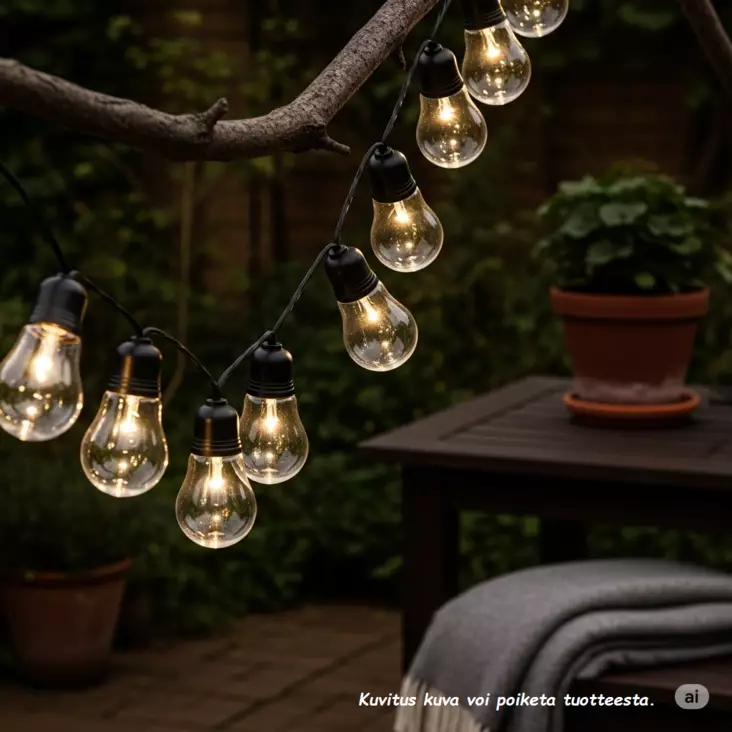 LED PARTYVALOSARJA 10 LED - Ulkovalosarjat - 6438506002893 - 1