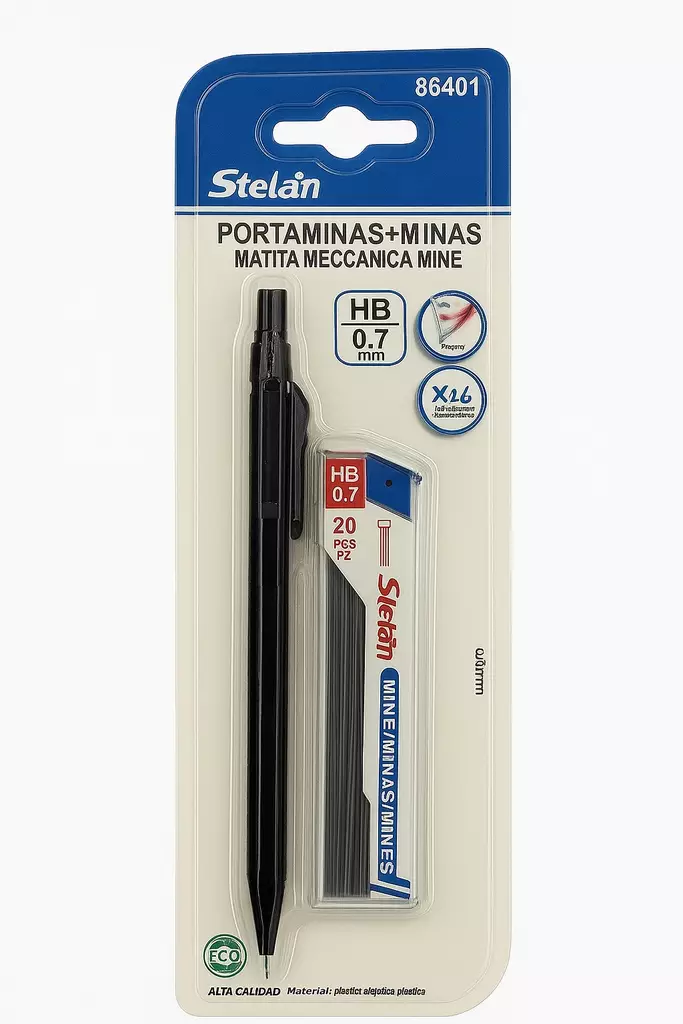 LYIJYTÄYTEKYNÄ 0,7 MUSTA - Kynät ja tussit - 6438506012663 - 1