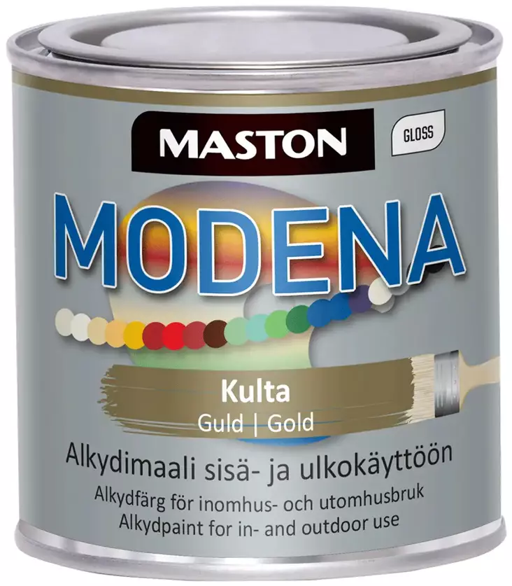 Maali Modena kulta 250ml - Kalustemaalit - 6412496049953 - 1