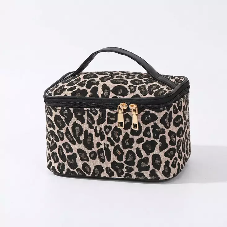 Meikkilaukku Leopardikuosi - Matkatarvikkeet - 6438506017033 - 1
