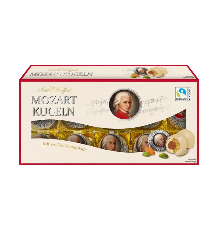 Mozartin kuulat valkosuklaa 200g - Suklaat ja konvehdit - 9002859118593 - 1
