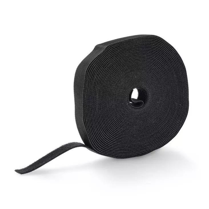 Nedis tarranauharulla 9,1 m x 16 mm, musta - Nippusiteet ja kaapelikiinnikkeet - 5412810304493 - 1