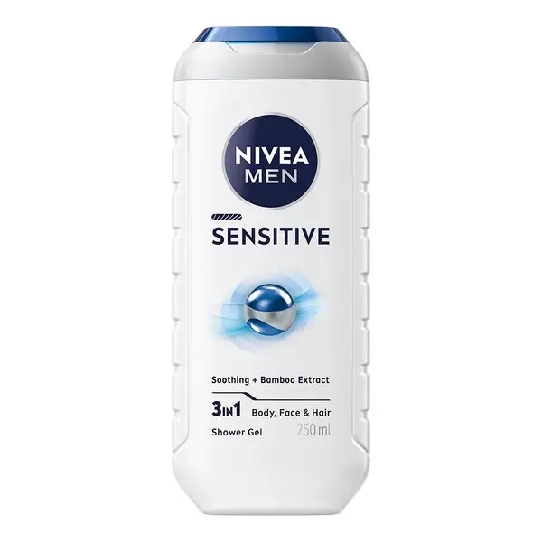 NIVEA MEN SUIHKUGEELI 250ml sensitive - Miesten saippuat ja suihkugeelit - 4005808130573 - 1