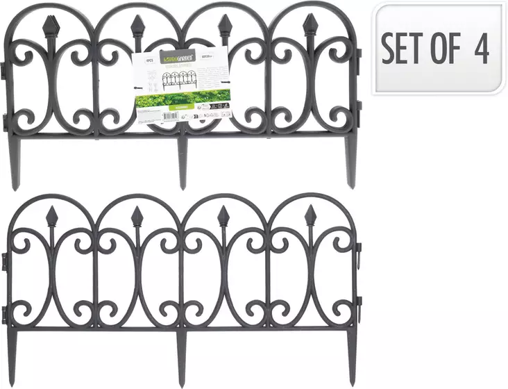 Nurmikon rajaaja 60X30 cm 4 kpl/pkt - Kasvituet  - 8719202549423 - 1