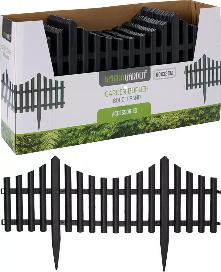 Nurmikon rajaaja musta 60X32 cm - Kasvituet - 8721037866873 - 1