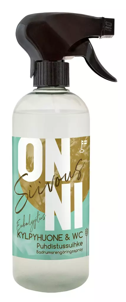 ONNI KYLPYHUONE & WC 500ML EUCALYPTUS - Yleispuhdistusaineet - 6419642223403 - 1
