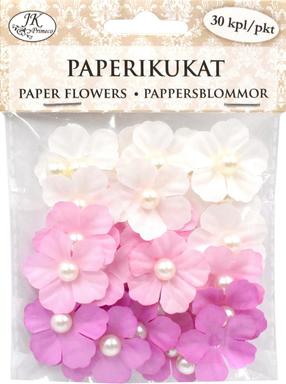 Paperikukat Helmi pinkki 30kpl - Tee-se-itse DIY - 6417715049233 - 1