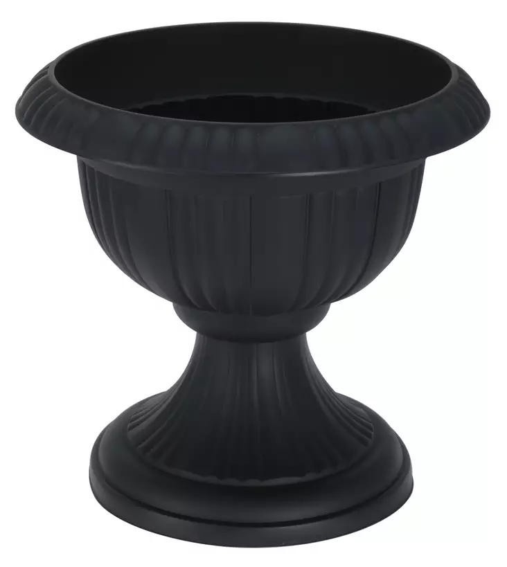 Piharuukku jalalla antrasiitti - Kukkaruukut ja -amppelit - 8711295580123 - 1