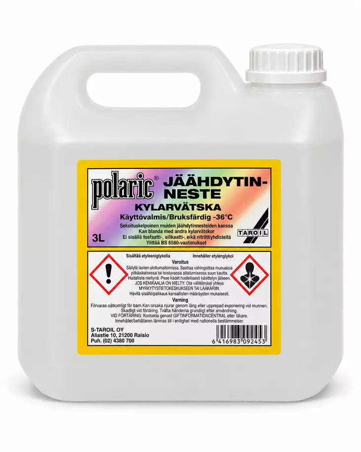 Polaric käyttövalmis jäähdytinneste 3 L - Jäähdytysnesteet - 6416983092453 - 1